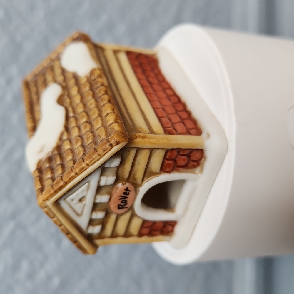 Lefton China Colonial Village Rover Dog House